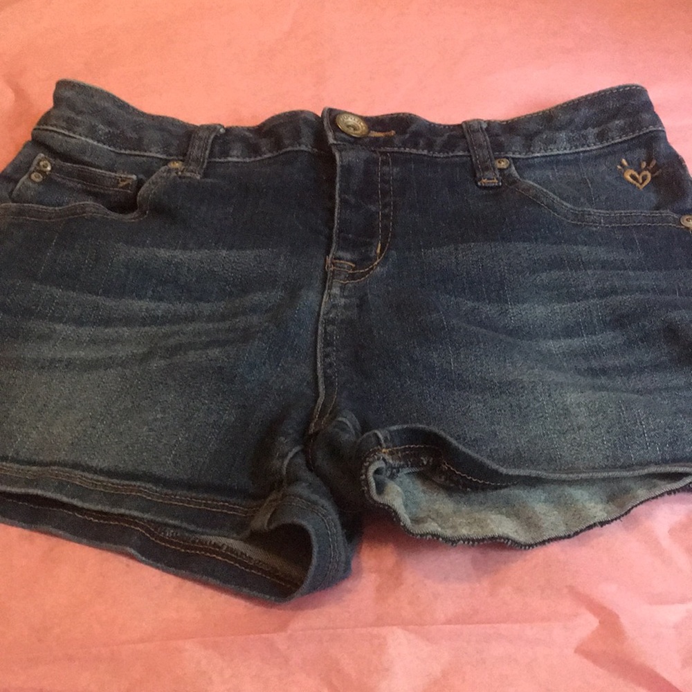 Girls  jean shorts shorts size 14 3/$20
